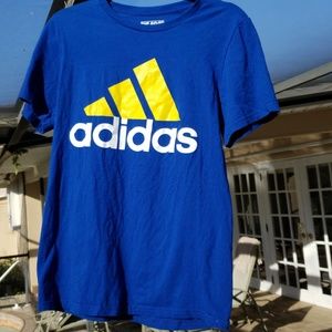 Adidas blue small t shirt top